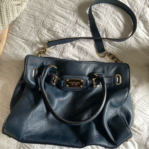 Blue Michael Kors Purse